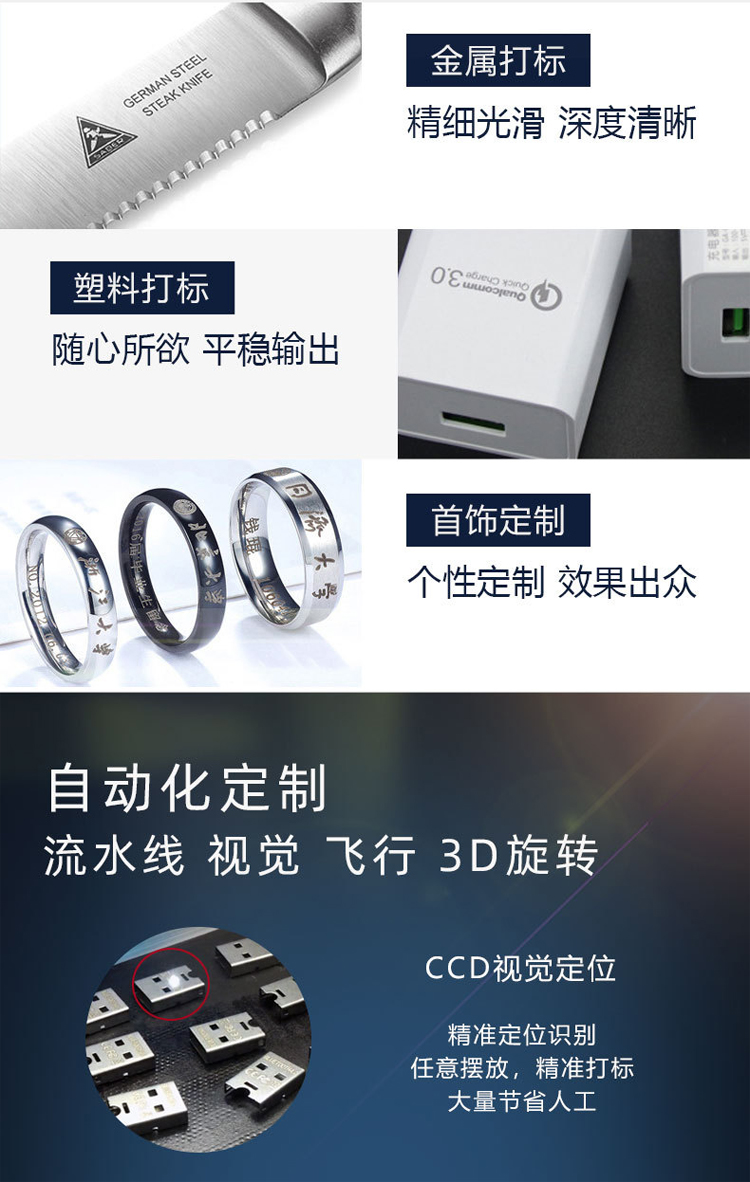 CCD视觉体系（摄像定位）激光打标机(图5)